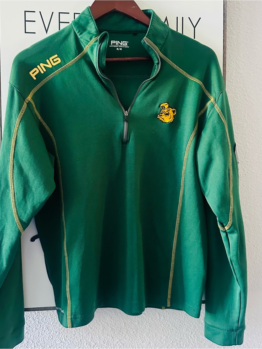 PING Teal Athletic Top with White Logo